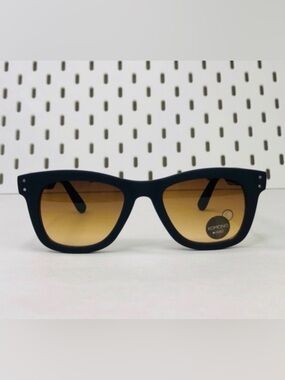 KOMONO - Allen Black Rubber Sunglasses NEW